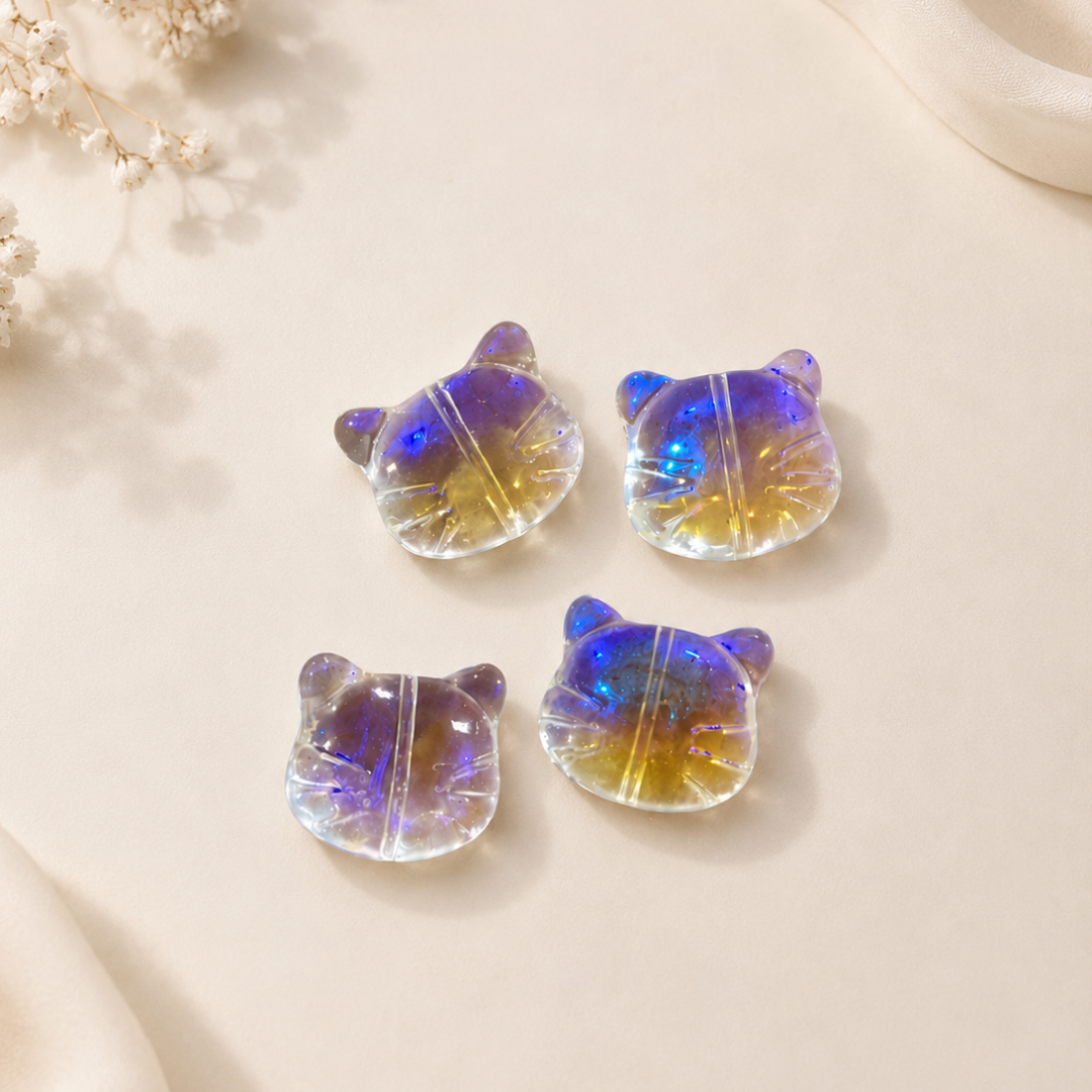 Gradient Cat Glass Beads