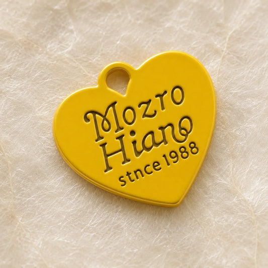 Heart Shaped Mozzo Hiano Charms