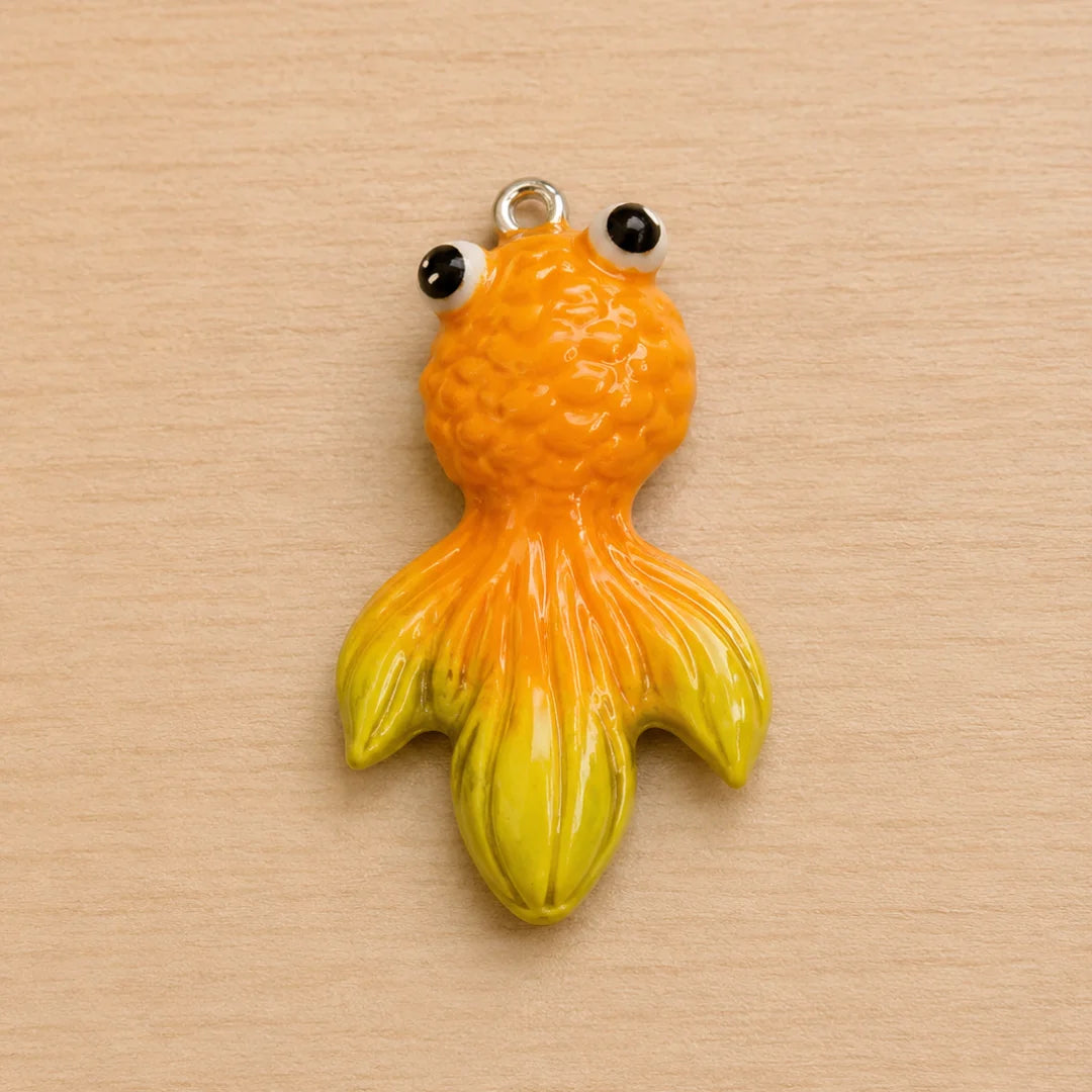 Stainless Steel | Goldfish Charm