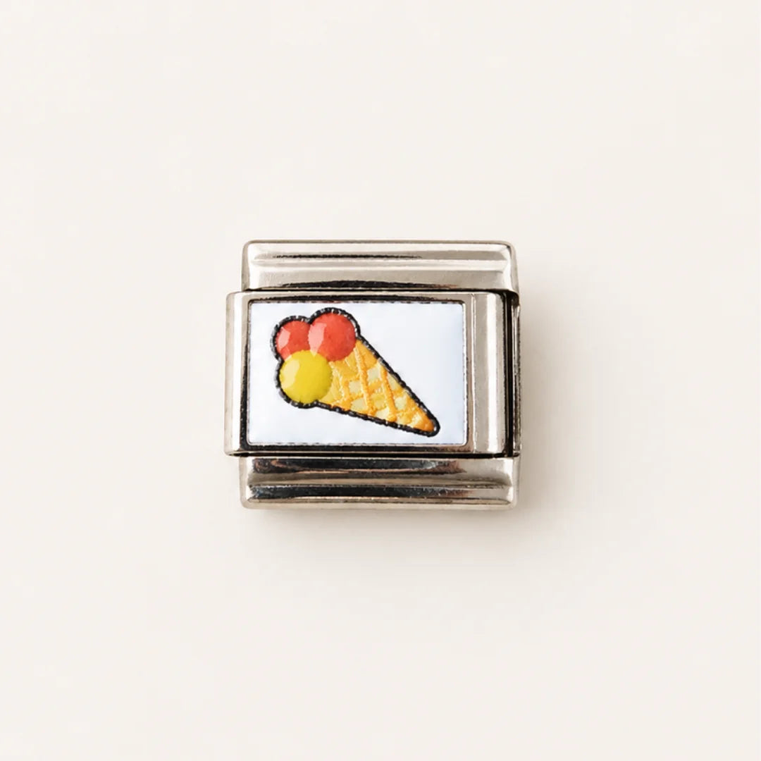 Stainless Steel | Ice Cream Italian Charm