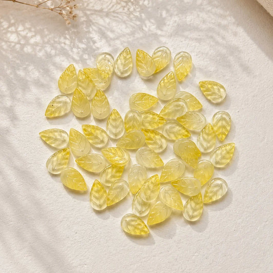 Czech Glass Leaf Beads