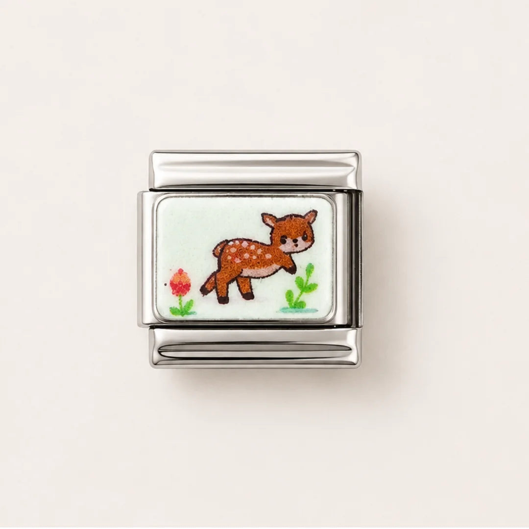 Stainless Steel | Deer Italian Charm