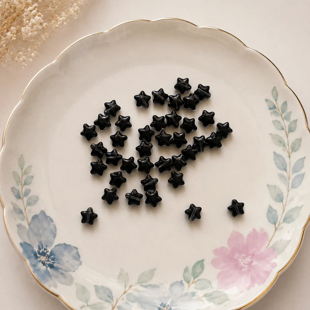 Glass Star Beads