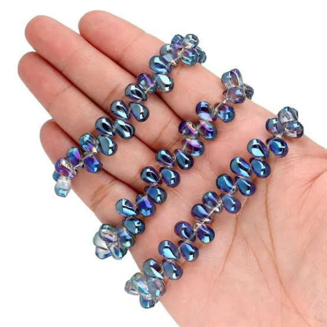 Briolette Shaped Glass Beads