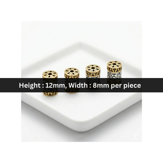 12x8 mm | Stainless Steel | Metal Cylinder Spacers