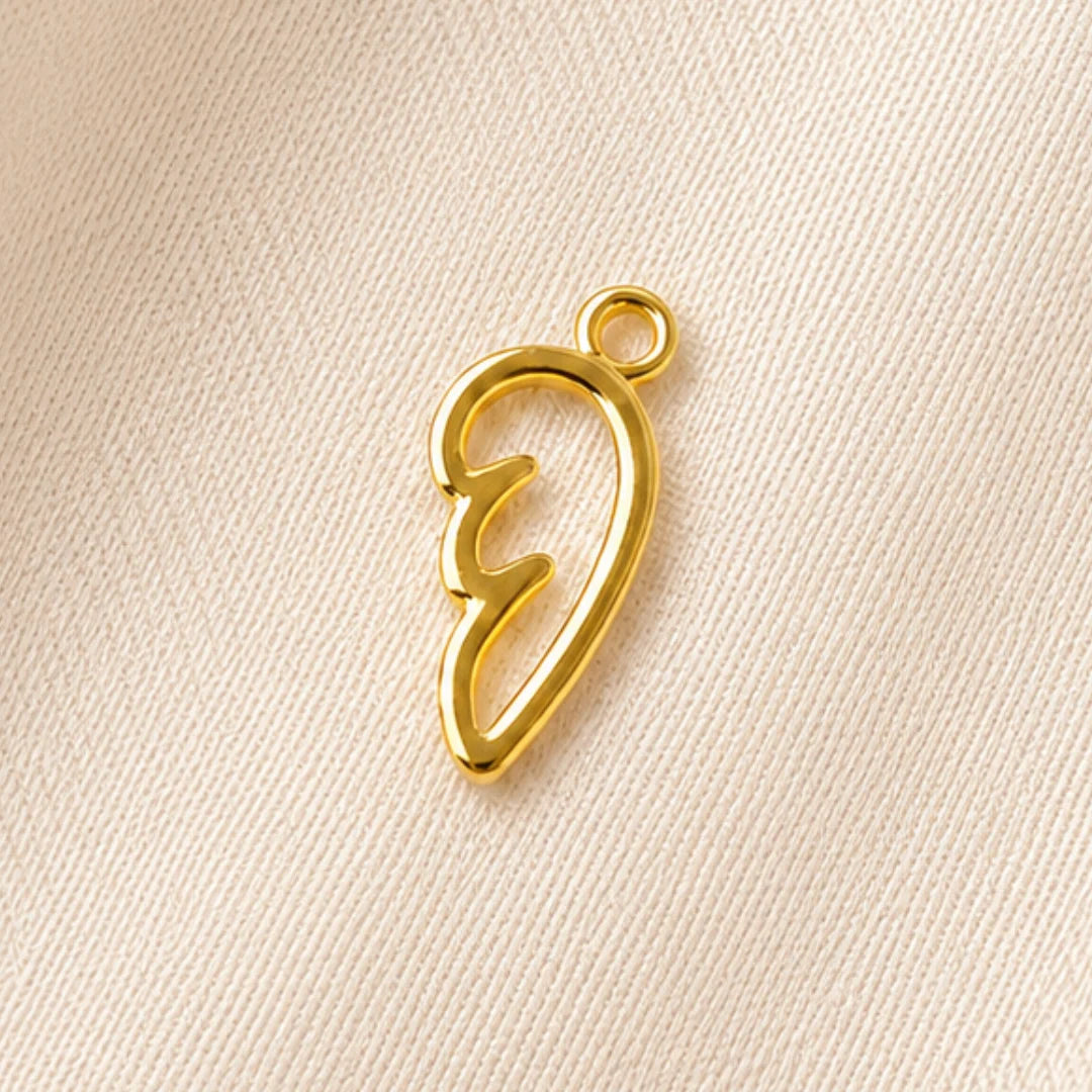 18K PVD Plated Stainless Steel | Angel Wing Charm