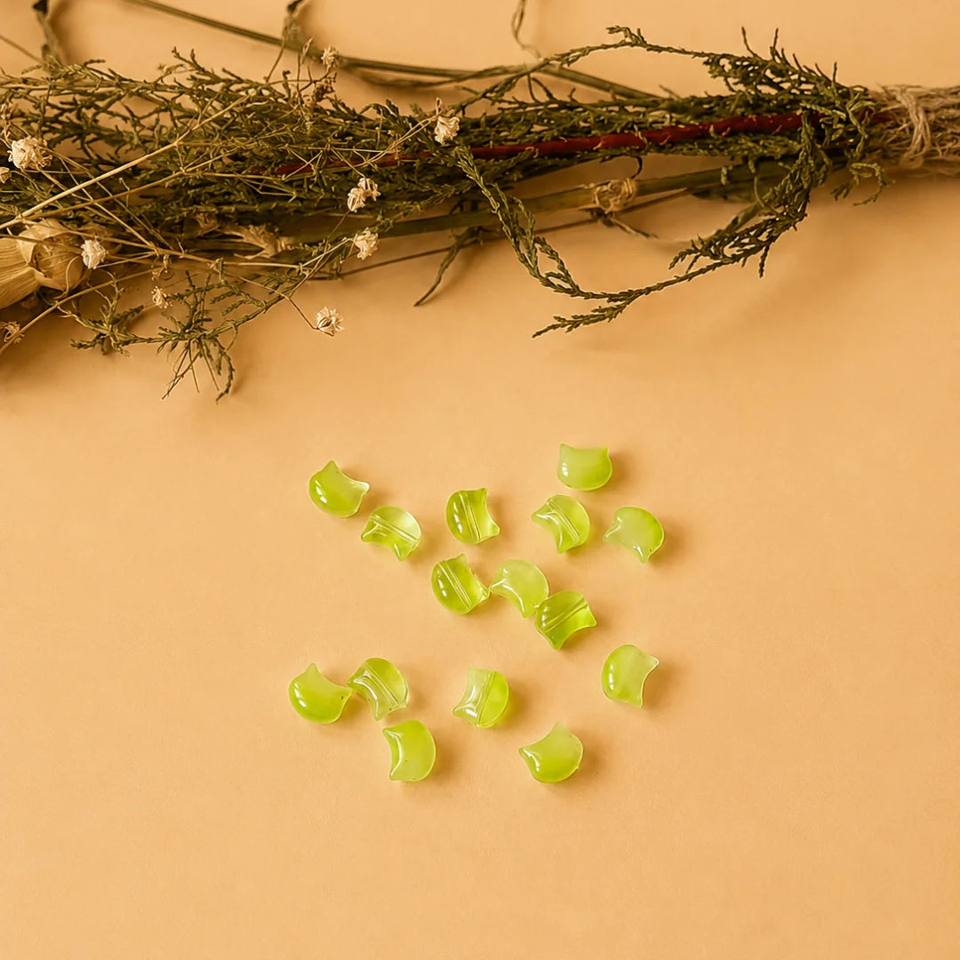 Cat Head Glass Beads