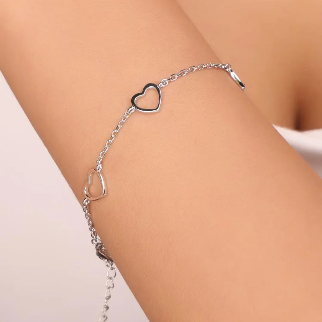 Stainless Steel | Silver Heart Link Chain