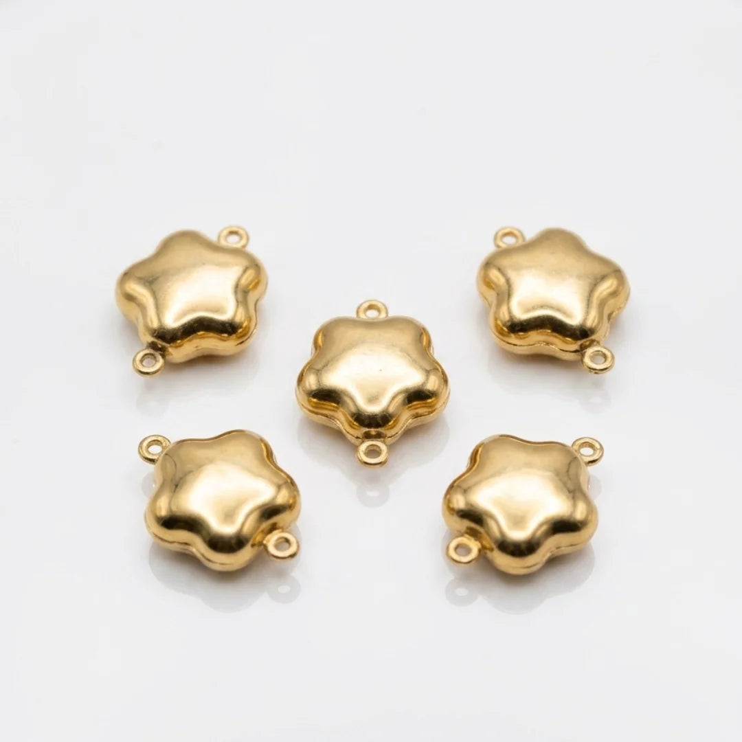 Stainless Steel | Star Shaped Connector | 20x15 mm