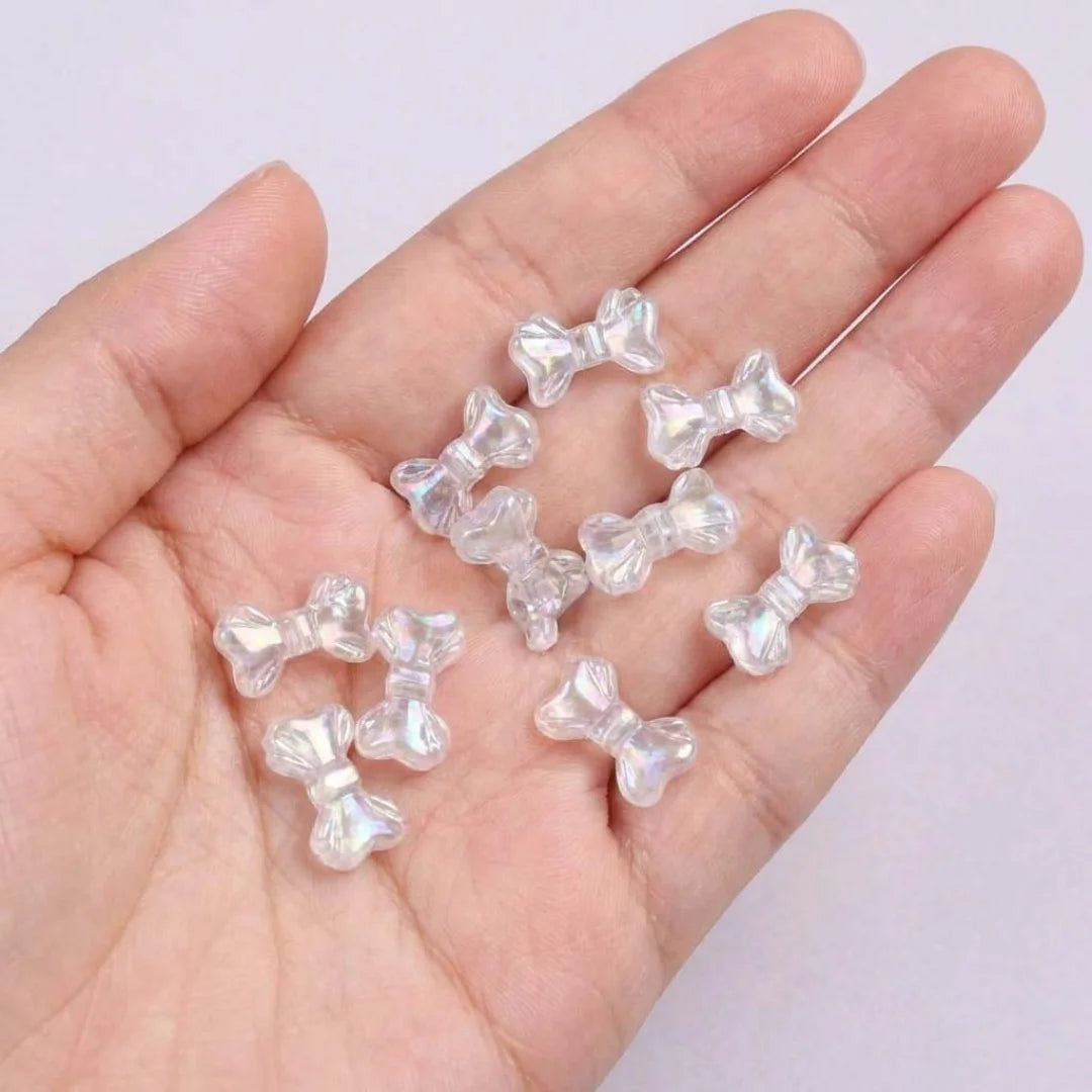 Acrylic | Shine Transparent Bow Beads