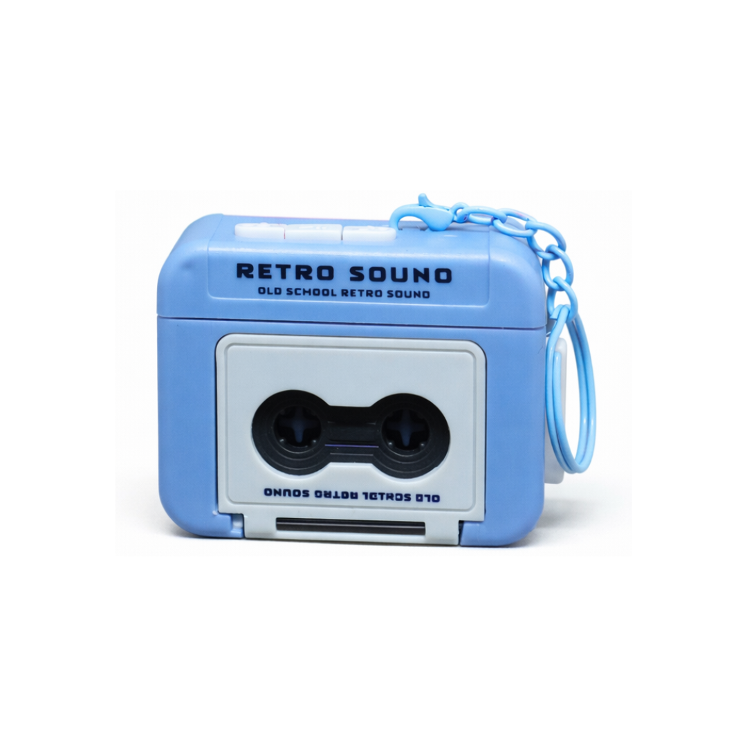 Retro Cassette Radio Keychain