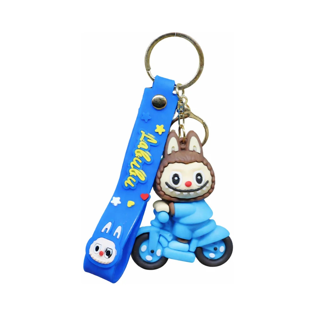 Bunny Ride Bliss Keychain