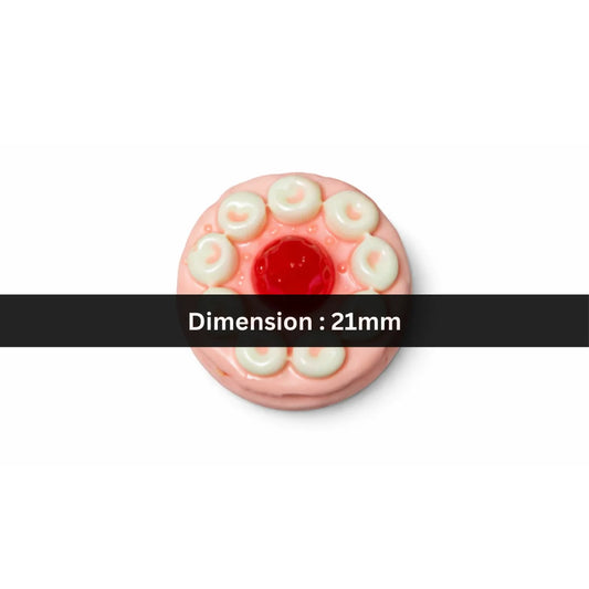 Acrylic | 21 mm | Candy Ring With Red Centre