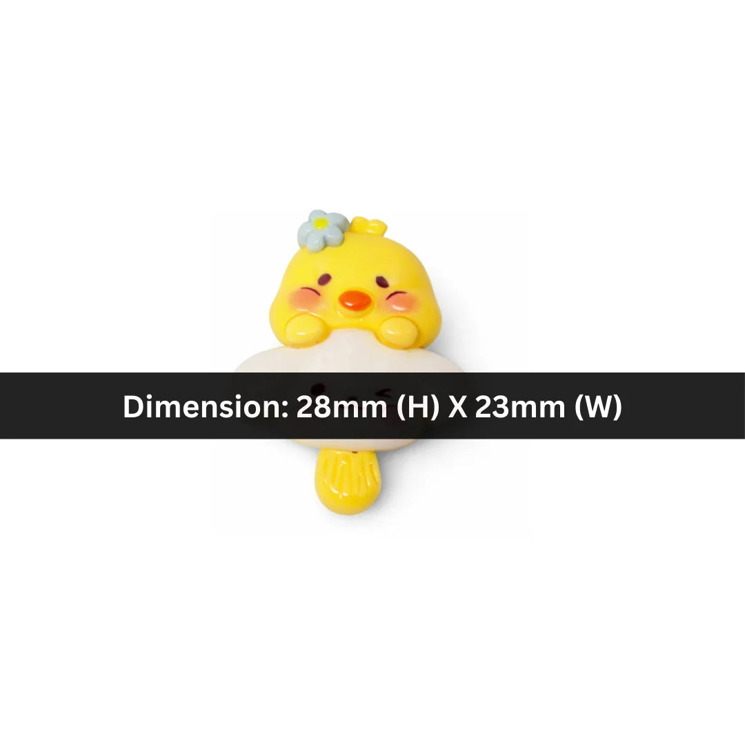 Acrylic | 28x23 mm | Cute Chick And Bunny Candy