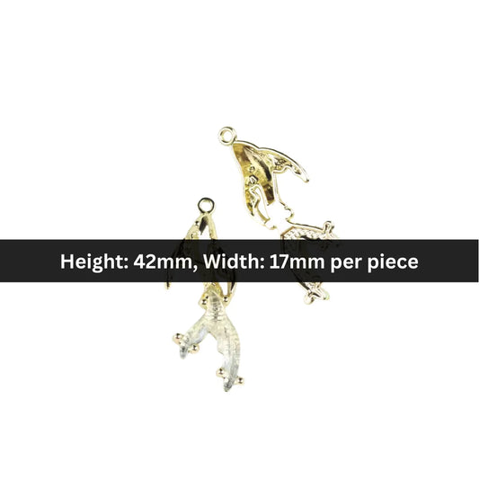 Stainless Steel | 42x17 mm | Dolphin Charm Style - 01