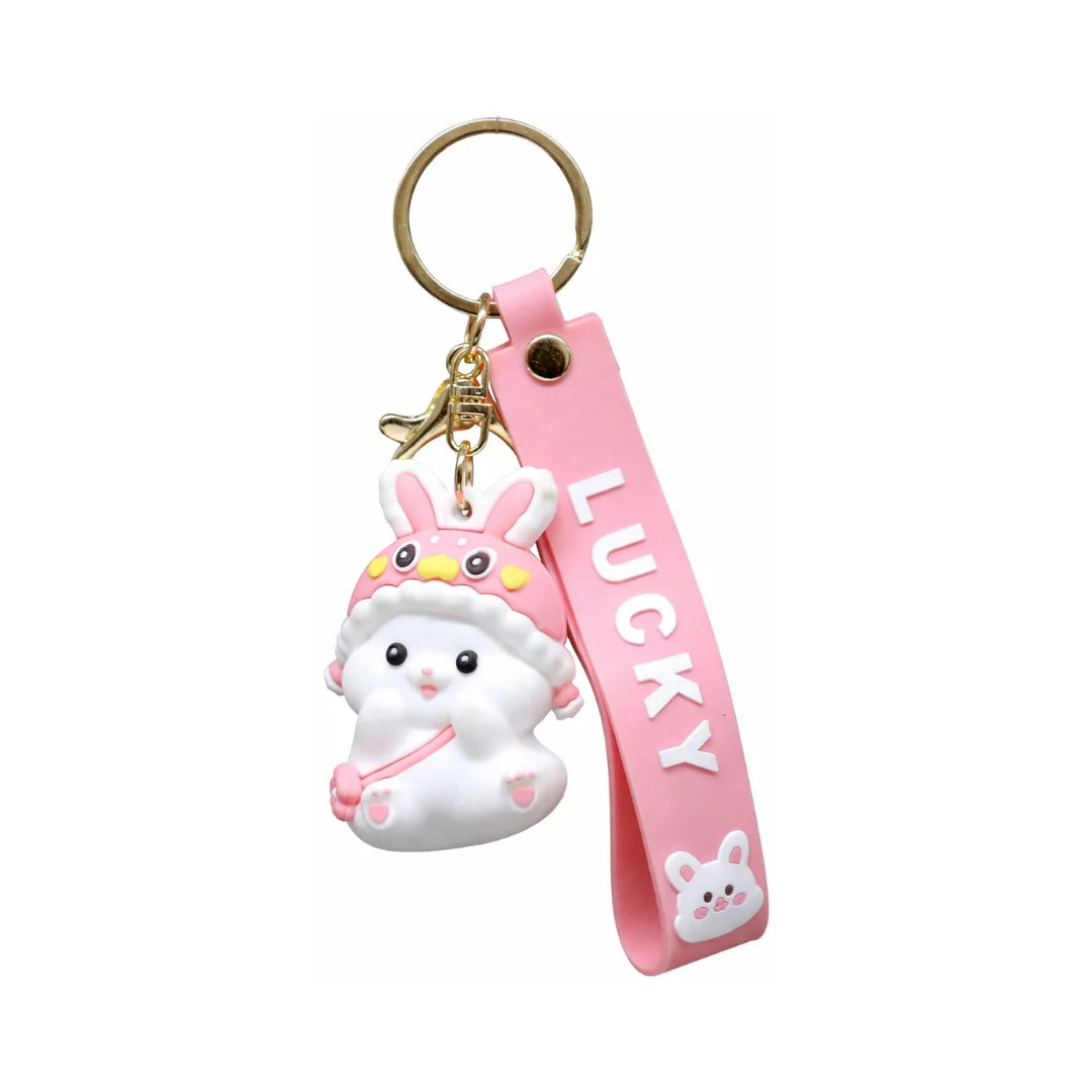 Lucky Bunny Strap Keychain