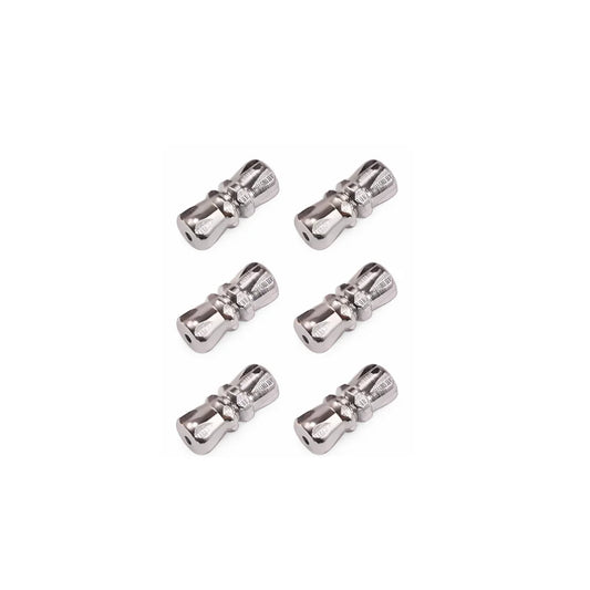 Stainless Steel | 16x5 mm | Screw Barrel Clasps