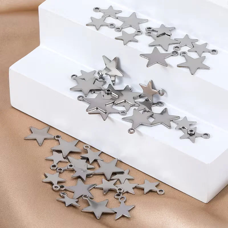 Stainless Steel | 9mm | Star Pendant