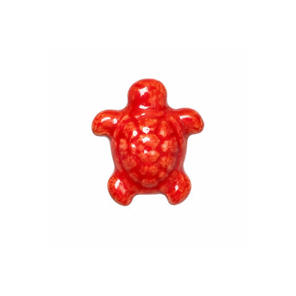 Multicolor Ceramic Turtle Beads