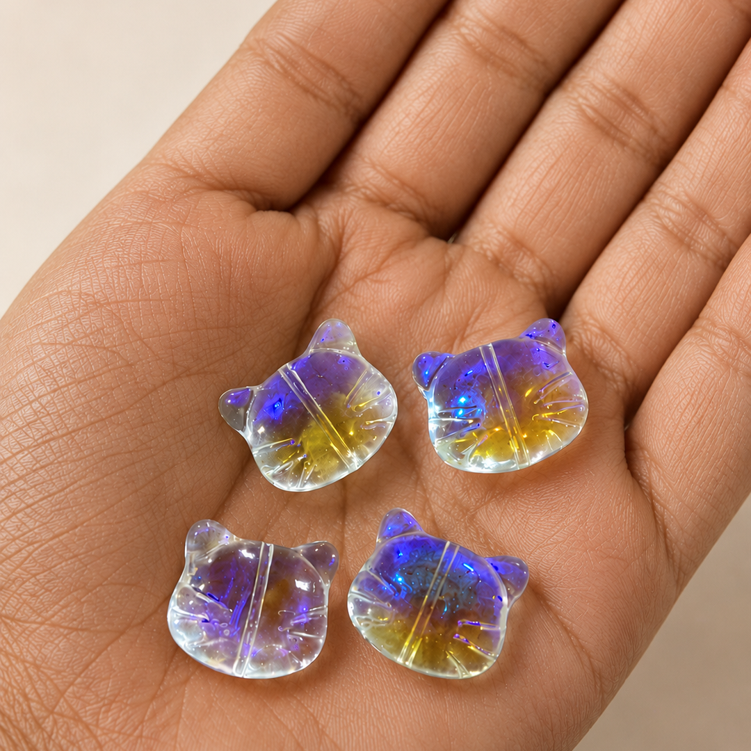 Gradient Cat Glass Beads