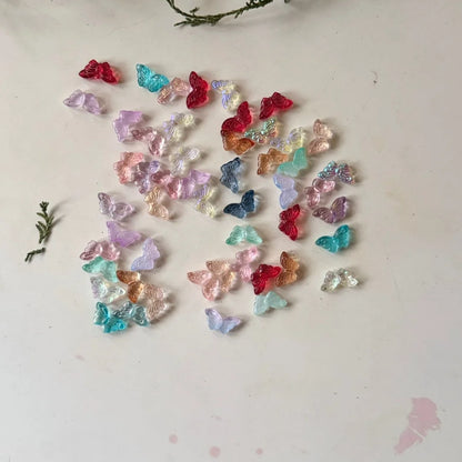 Glass Butterfly Beads
