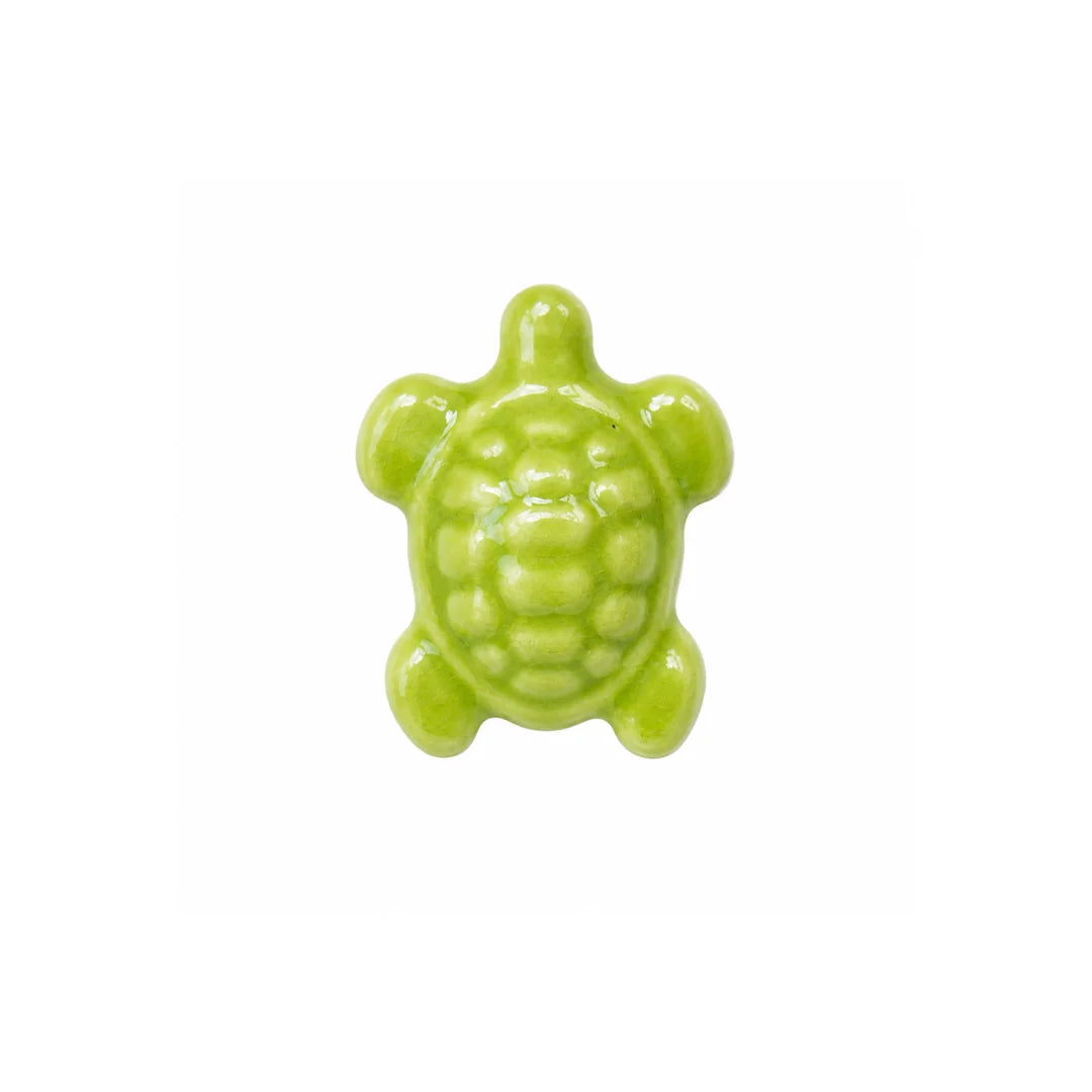 Multicolor Ceramic Turtle Beads