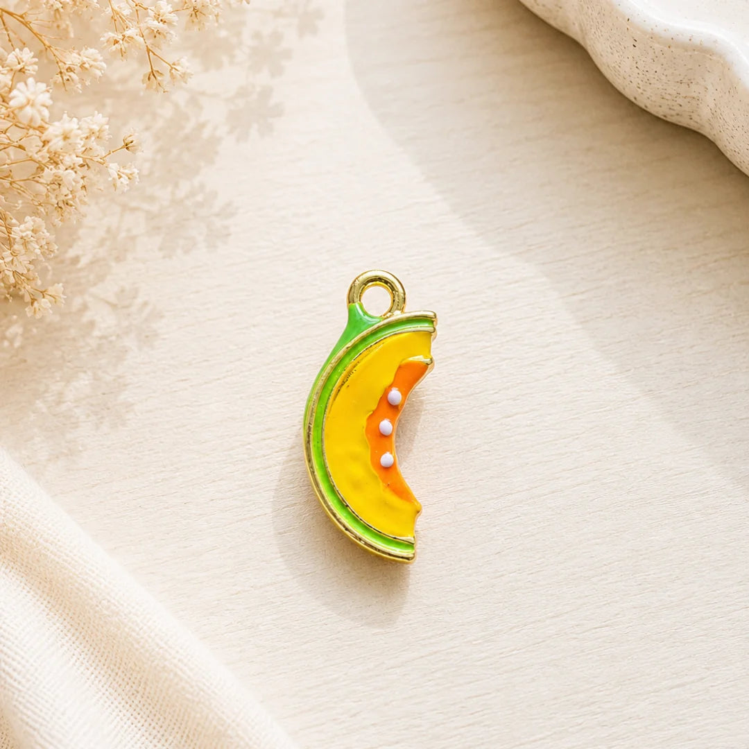 Stainless Steel | Melon Slice Charm