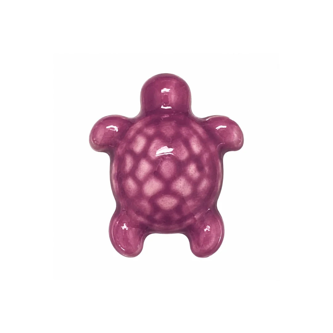 Multicolor Ceramic Turtle Beads