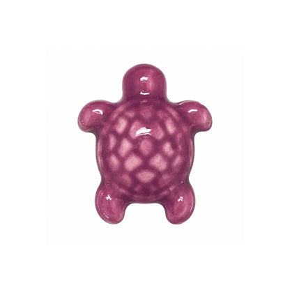Multicolor Ceramic Turtle Beads