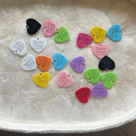 Heart Shaped Mozzo Hiano Charms