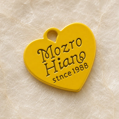 Heart Shaped Mozzo Hiano Charms