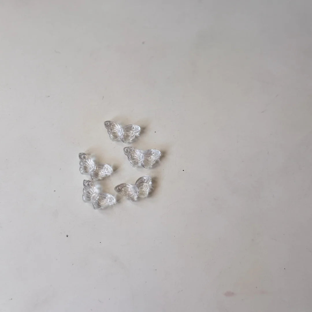Glass Butterfly Beads