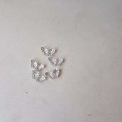Glass Butterfly Beads