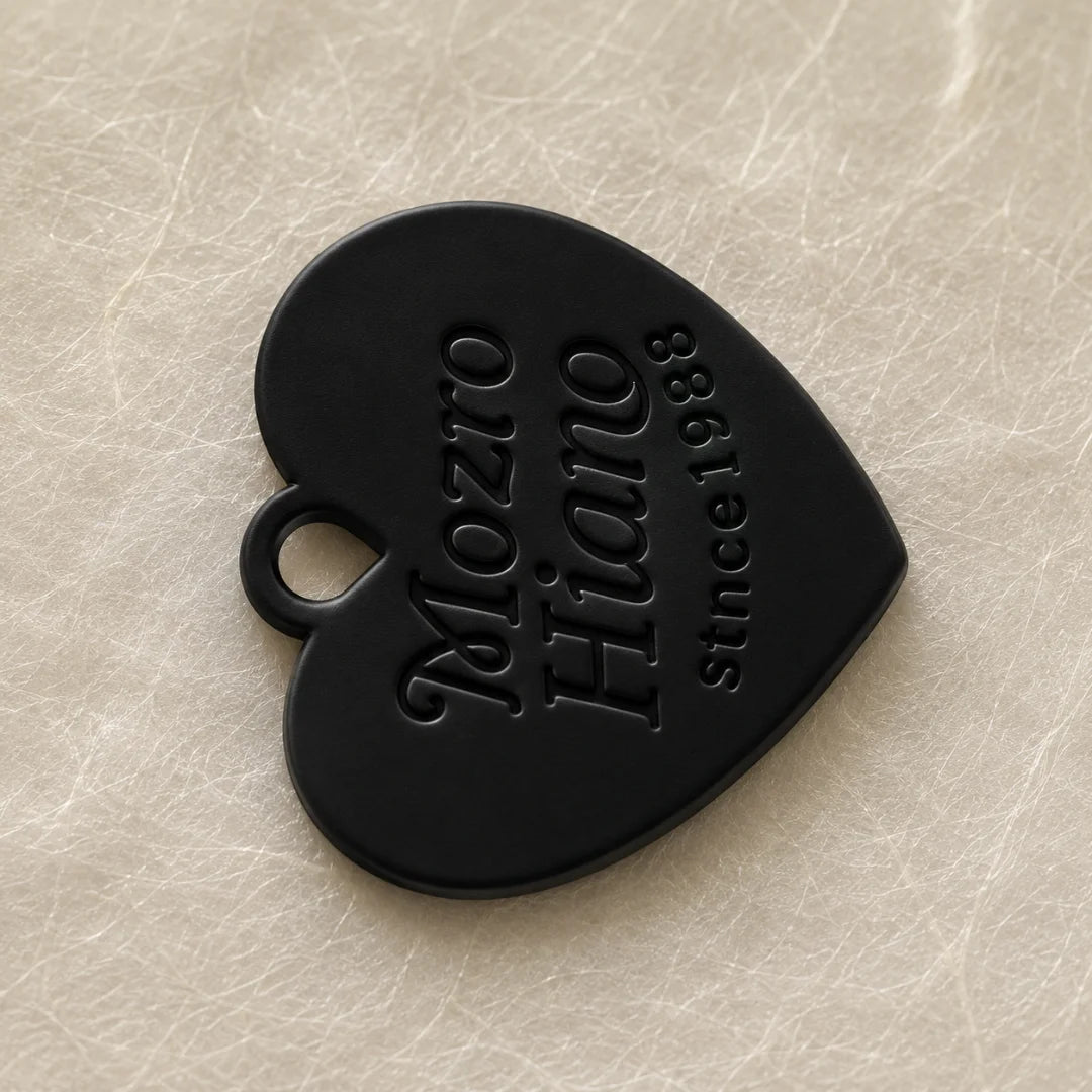 Heart Shaped Mozzo Hiano Charms