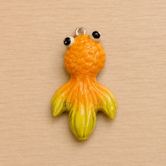 Stainless Steel | Goldfish Charm