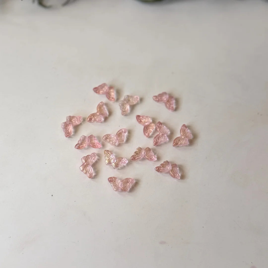 Glass Butterfly Beads