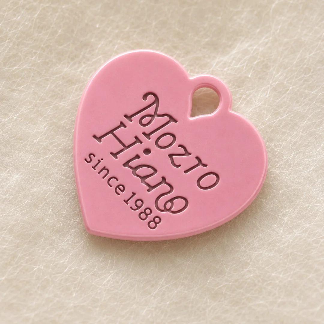 Heart Shaped Mozzo Hiano Charms