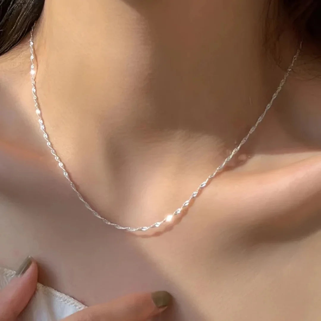 1 Ft of Stainless Steel Chain | Silver | Twisted Chain