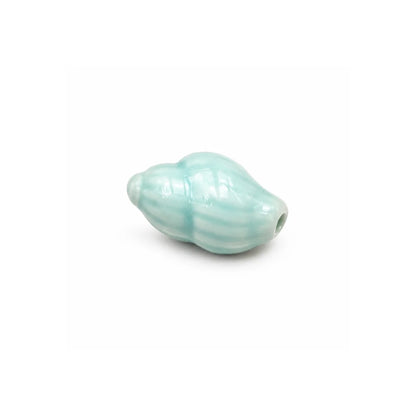 Multicolor Conch Ceramic Shell Beads