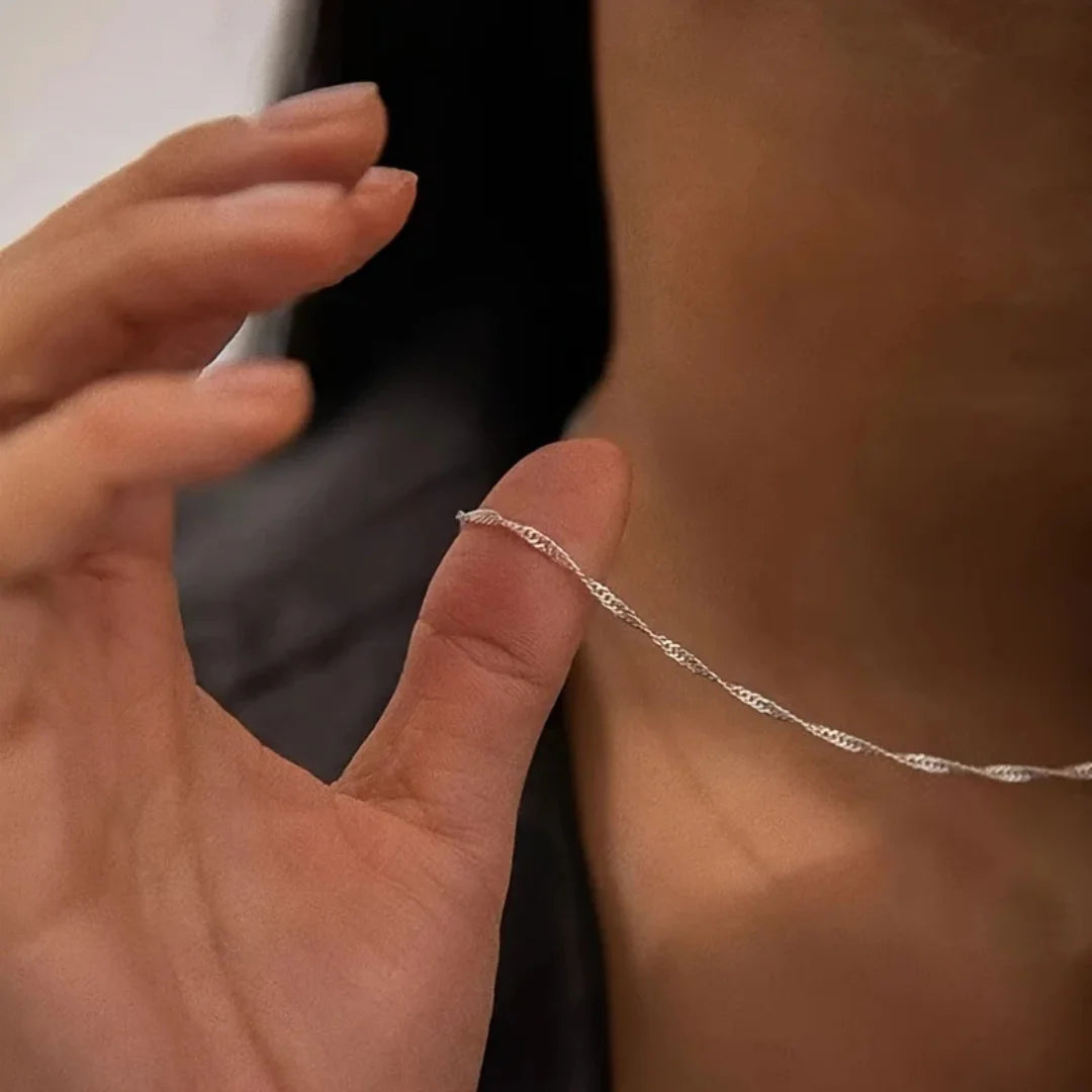 1 Ft of Stainless Steel Chain | Silver | Twisted Chain
