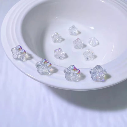 Sparkling Glory Flower Glass Beads