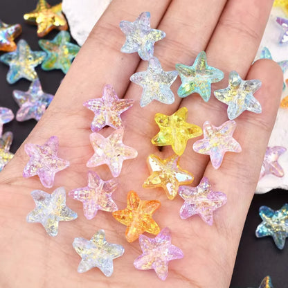 15 mm | Starfish Shape Glass Beads