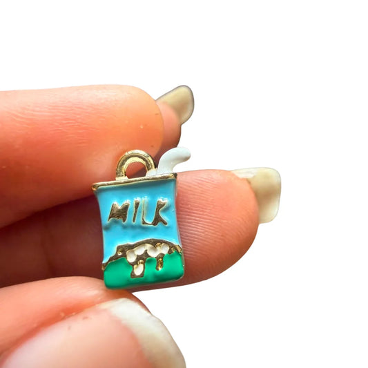 Stainless Steel | Milk Carton Charm