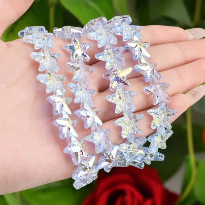15 mm | Starfish Shape Glass Beads