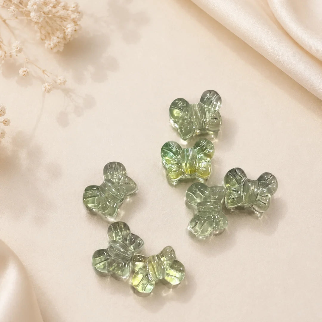 Glass Bowknot Beads