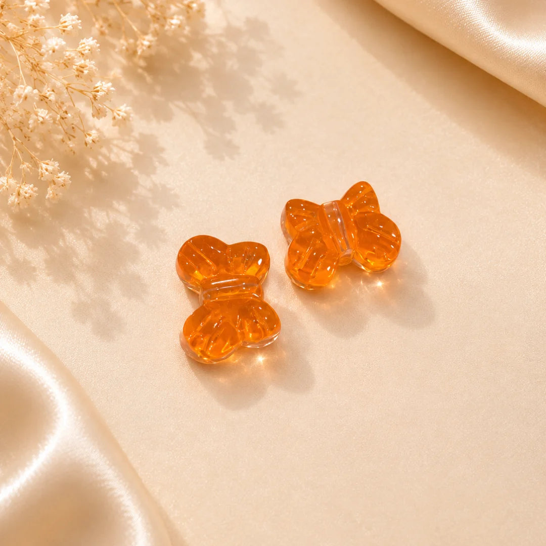 Glass Bowknot Beads