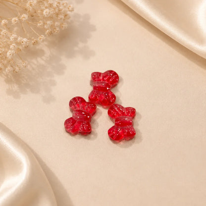 Glass Bowknot Beads