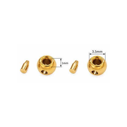Stainless Steel | Crimp End Bead Positioning Stopper Spacer Bead