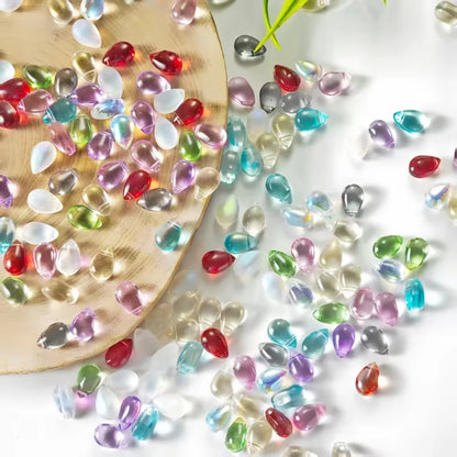 Glass Water Droplet Beads