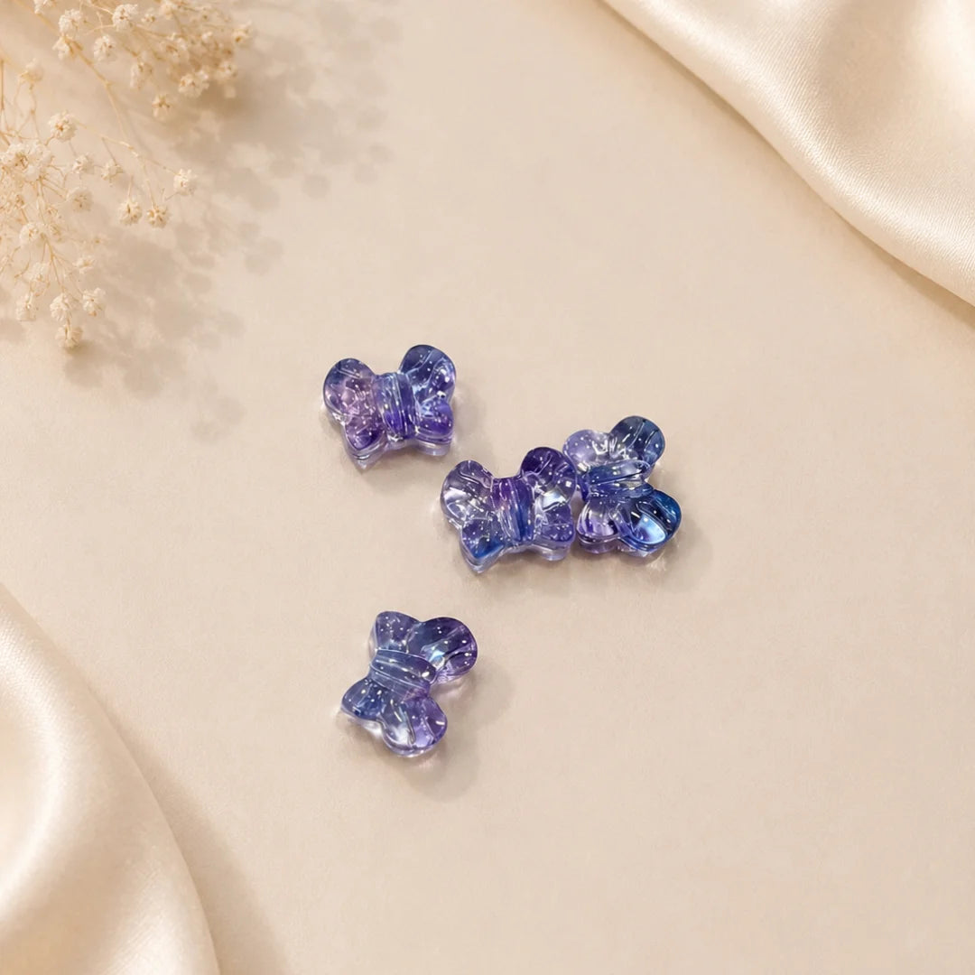 Glass Bowknot Beads